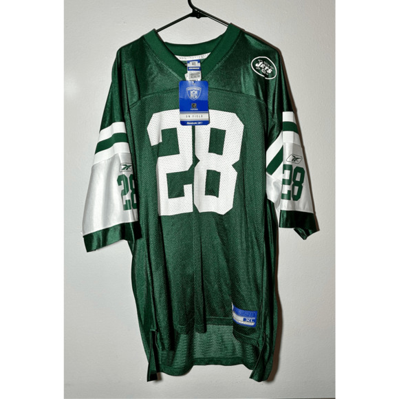 Vintage New York Jets Curtis Martin #28 Reebok On Field Green Jersey Sz XL NWT - Picture 1 of 10